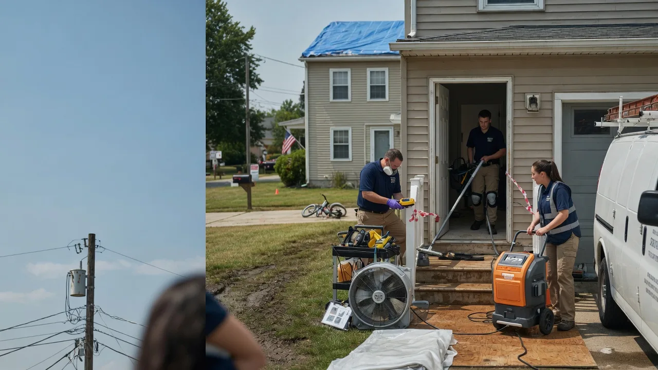 Water Damage Repair in Clare, MI near me